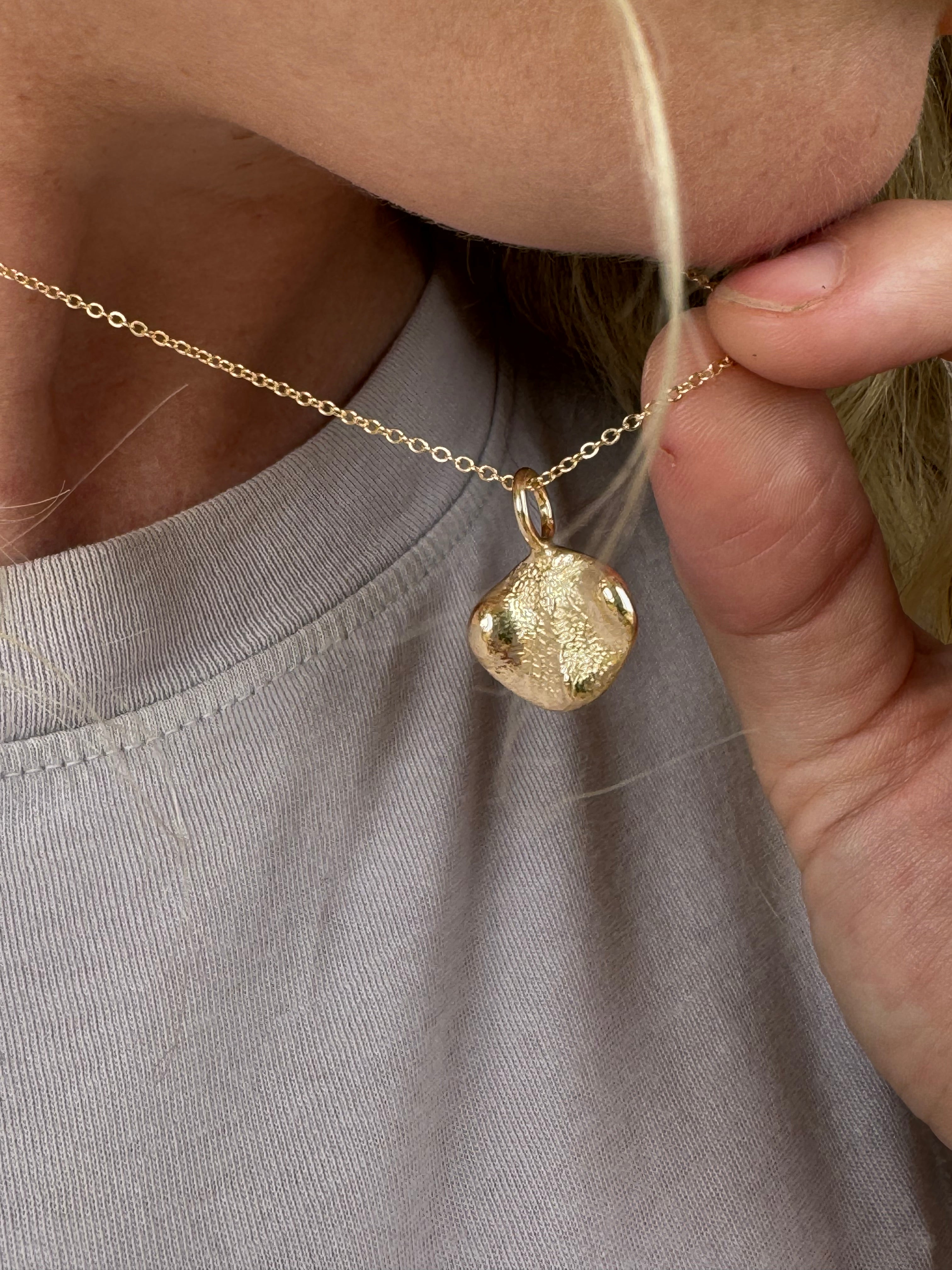 Fingerprint Pendant - 9ct Gold - Fingerprint Impression Kit + Necklace