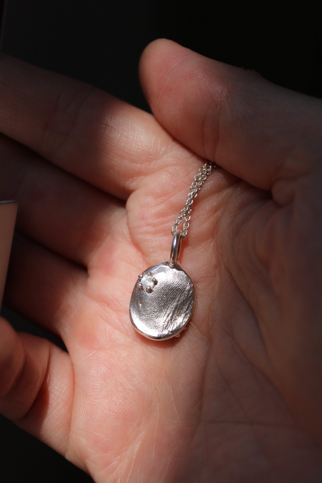 Add a Gemstone to your Fingerprint Pendant - Add On Only