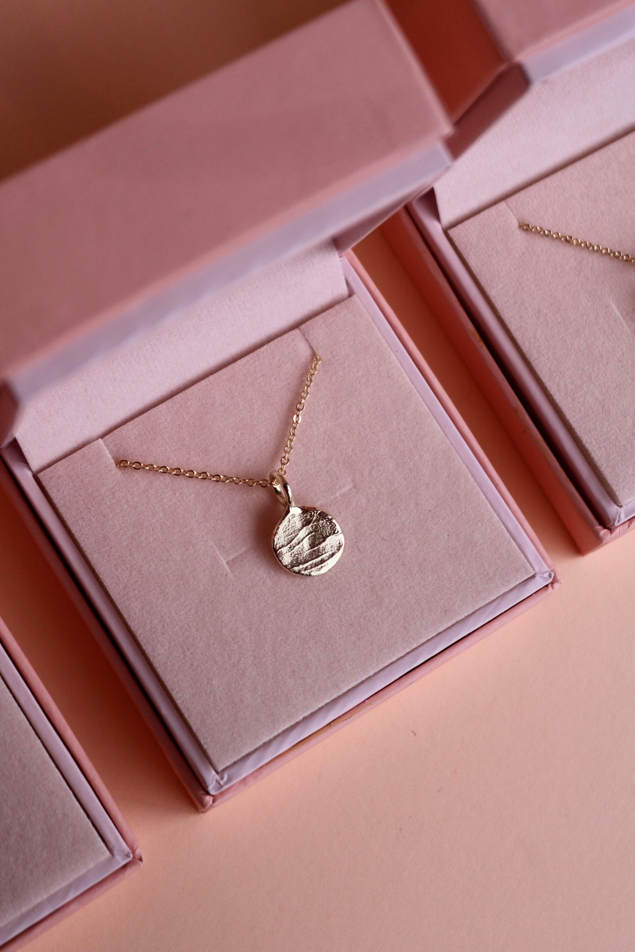 Infant Impression Pendant - 9ct Gold - Fingerprint Impression Kit + Necklace
