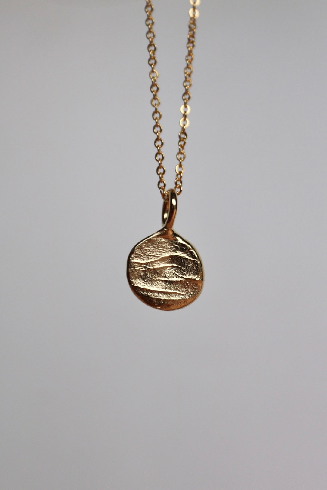 Infant Impression Pendant - 9ct Gold - Fingerprint Impression Kit + Necklace