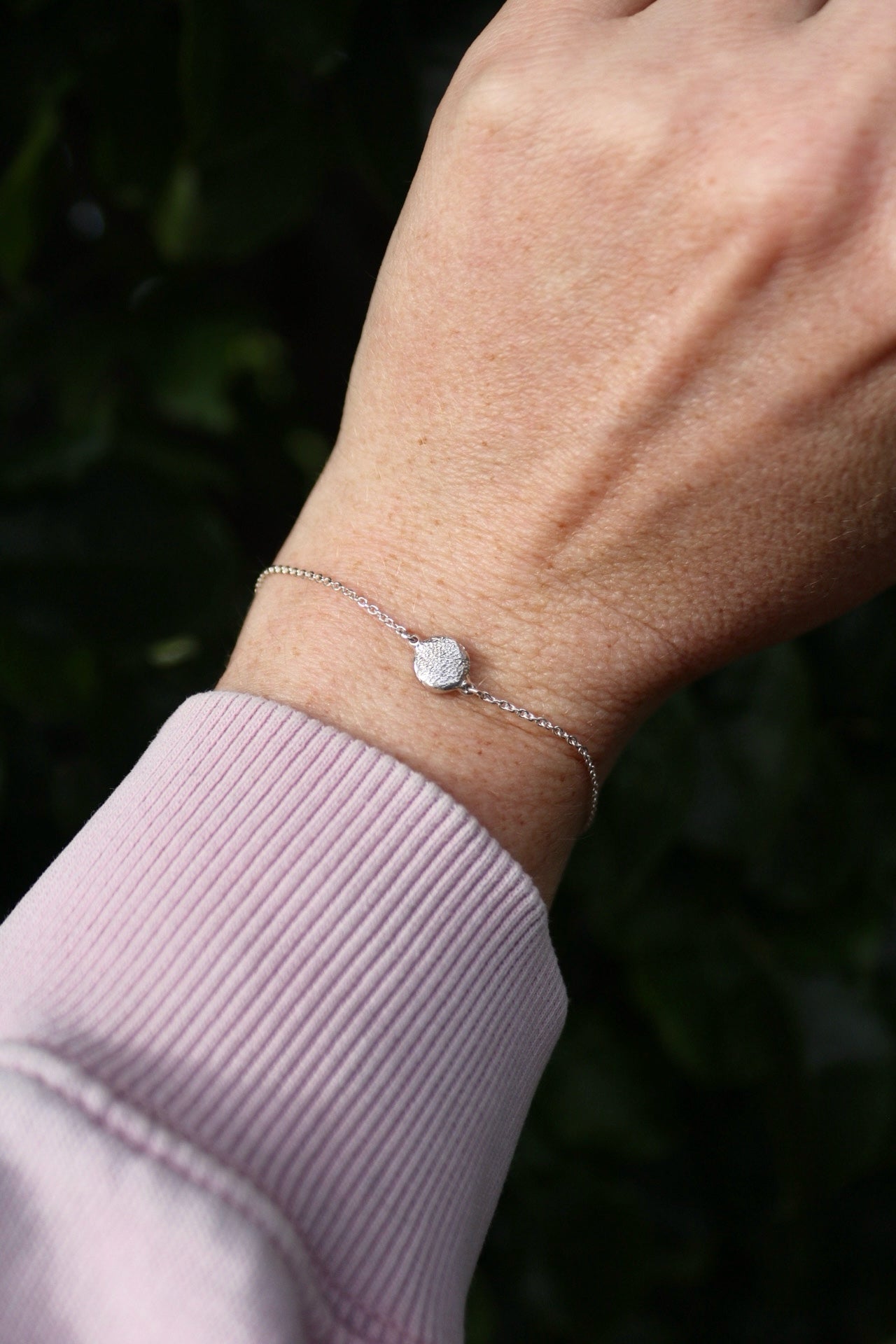 X-Mini Fingerprint Bracelet - Sterling Silver