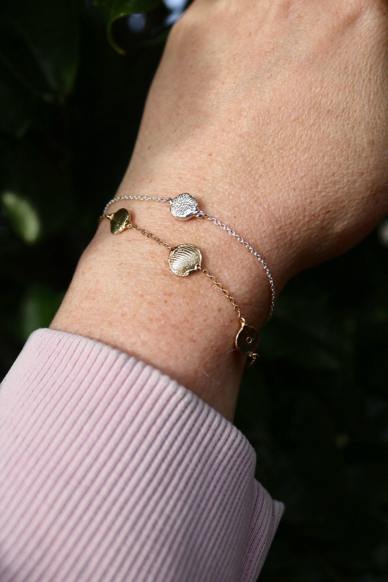 X-Mini Fingerprint Bracelet - 9ct gold