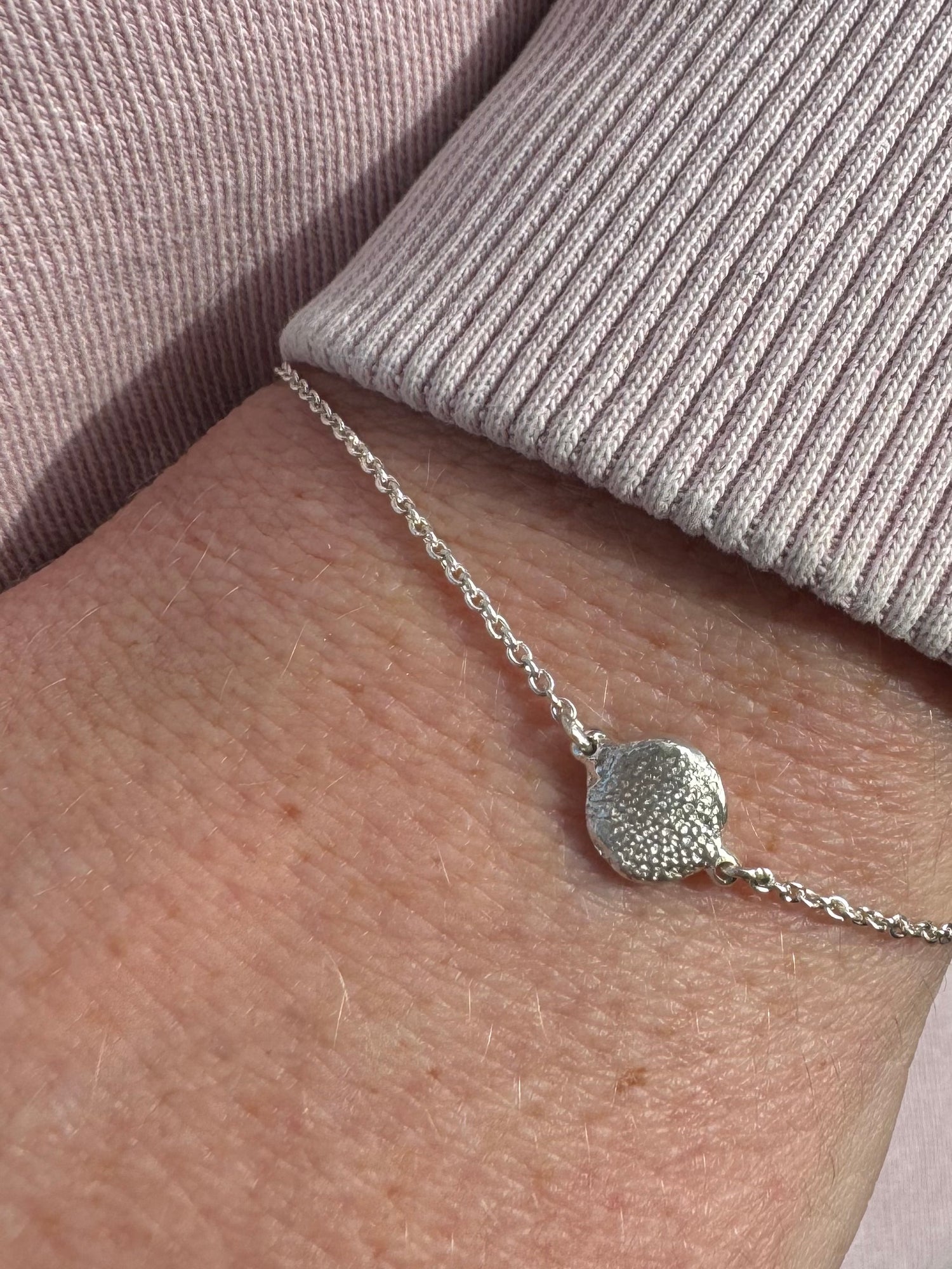 X-Mini Fingerprint Bracelet - Sterling Silver