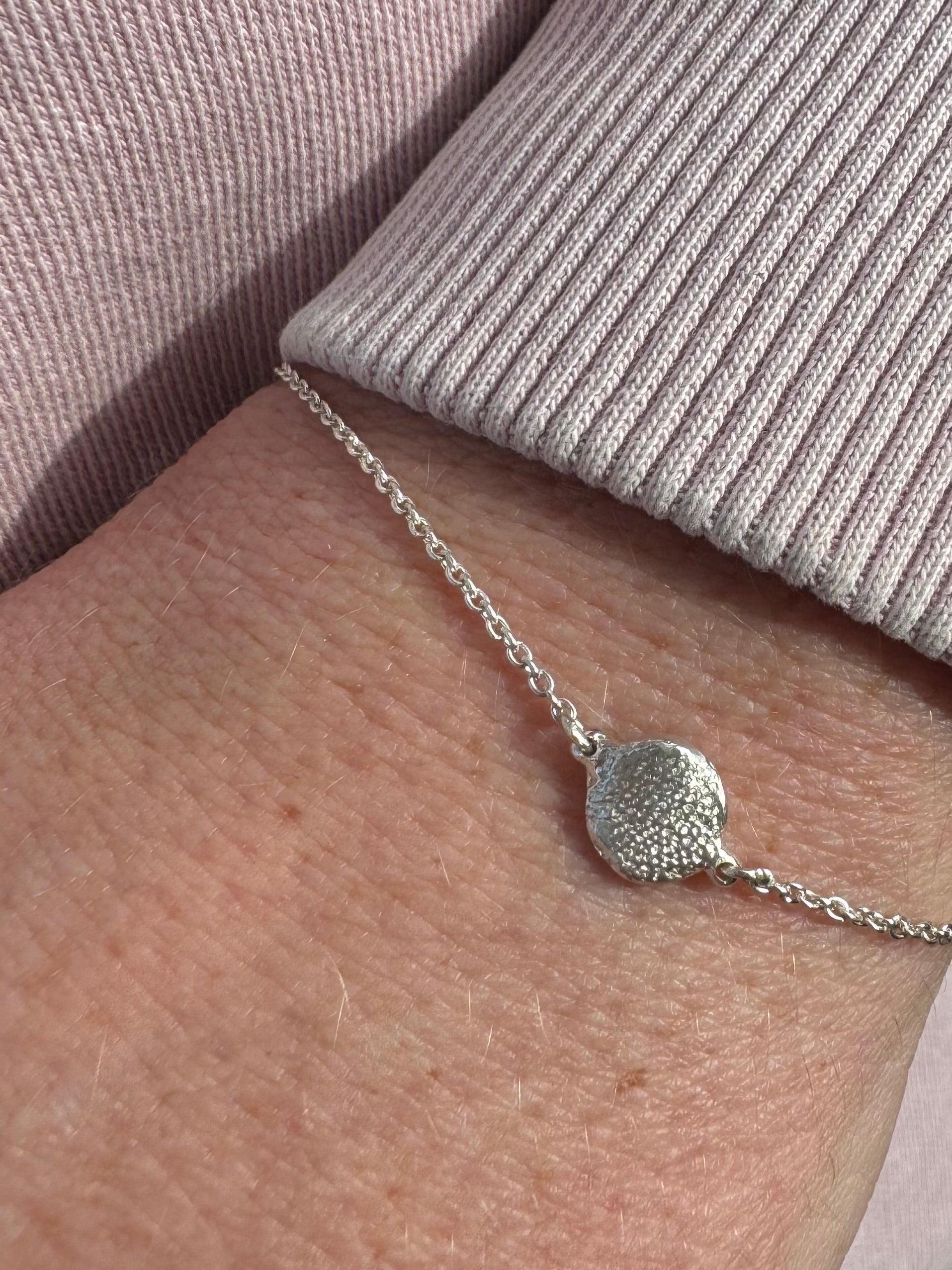 X-Mini Fingerprint Bracelet - Sterling Silver
