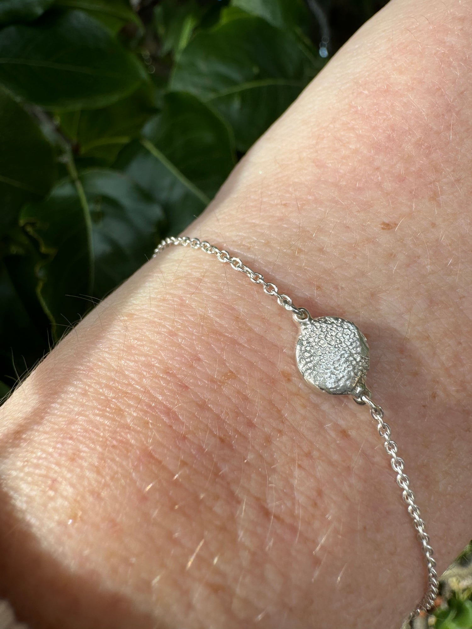 X-Mini Fingerprint Bracelet - Sterling Silver
