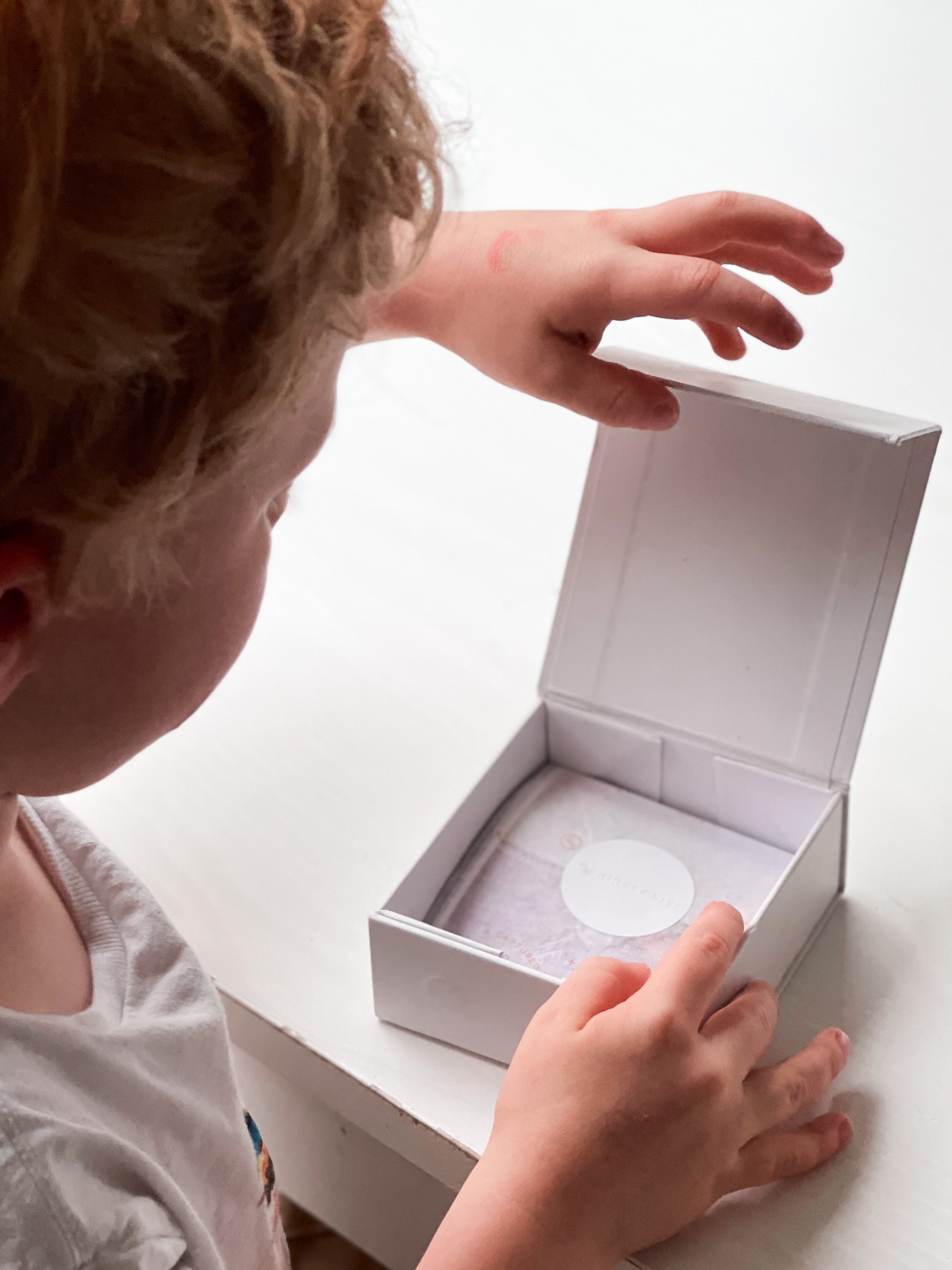 Infant Impression Pendant - Sterling Silver - Fingerprint Impression Kit + Necklace