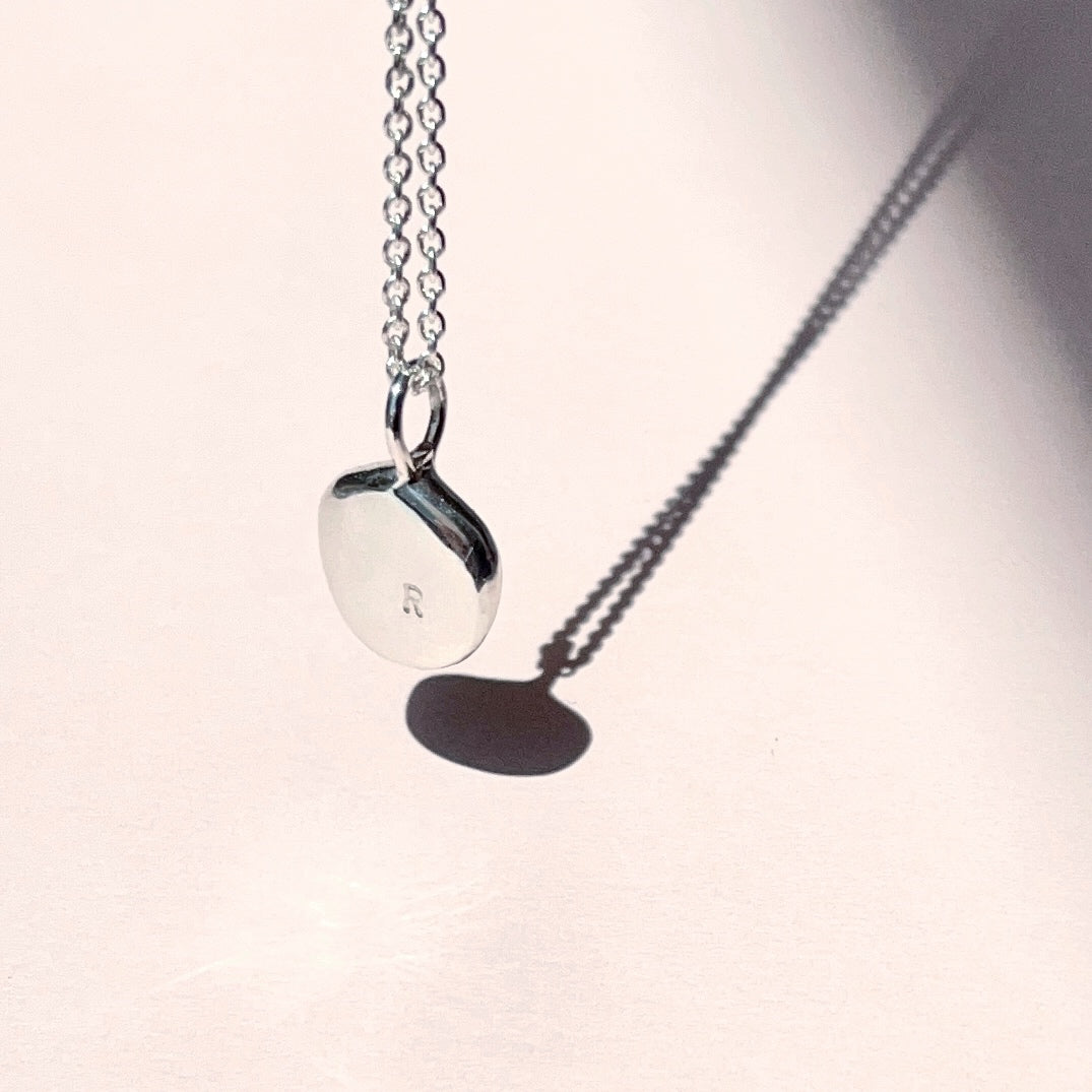 Infant Impression Pendant - Sterling Silver - Fingerprint Impression Kit + Necklace