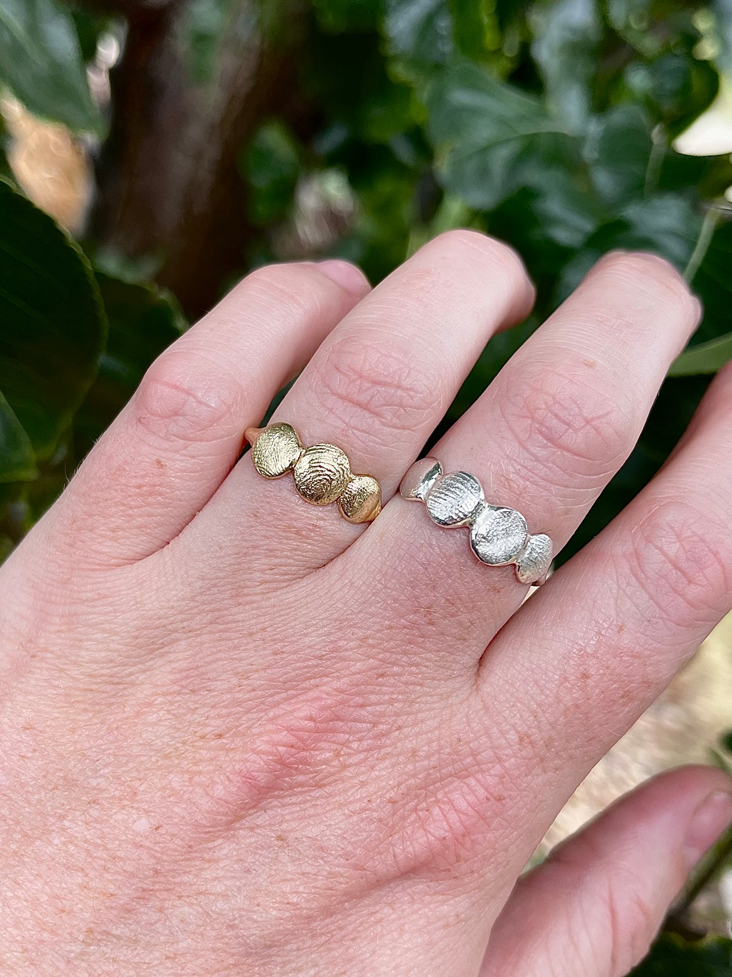 X-Mini Fingerprint Ring - Sterling Silver