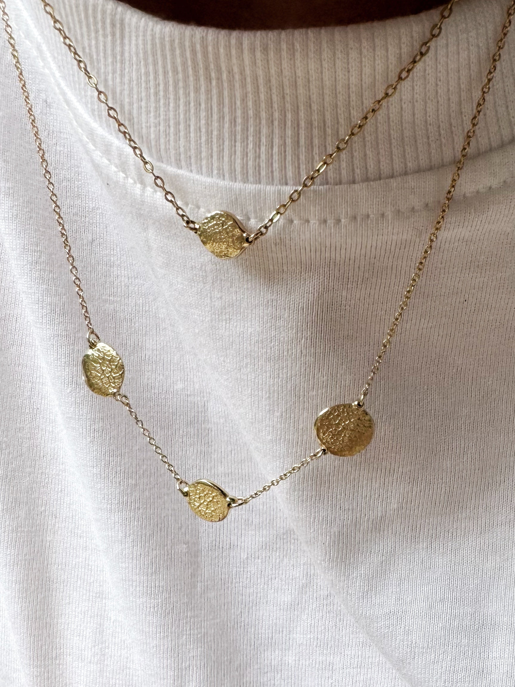 X-Mini Fingerprint Necklace - 9ct Gold