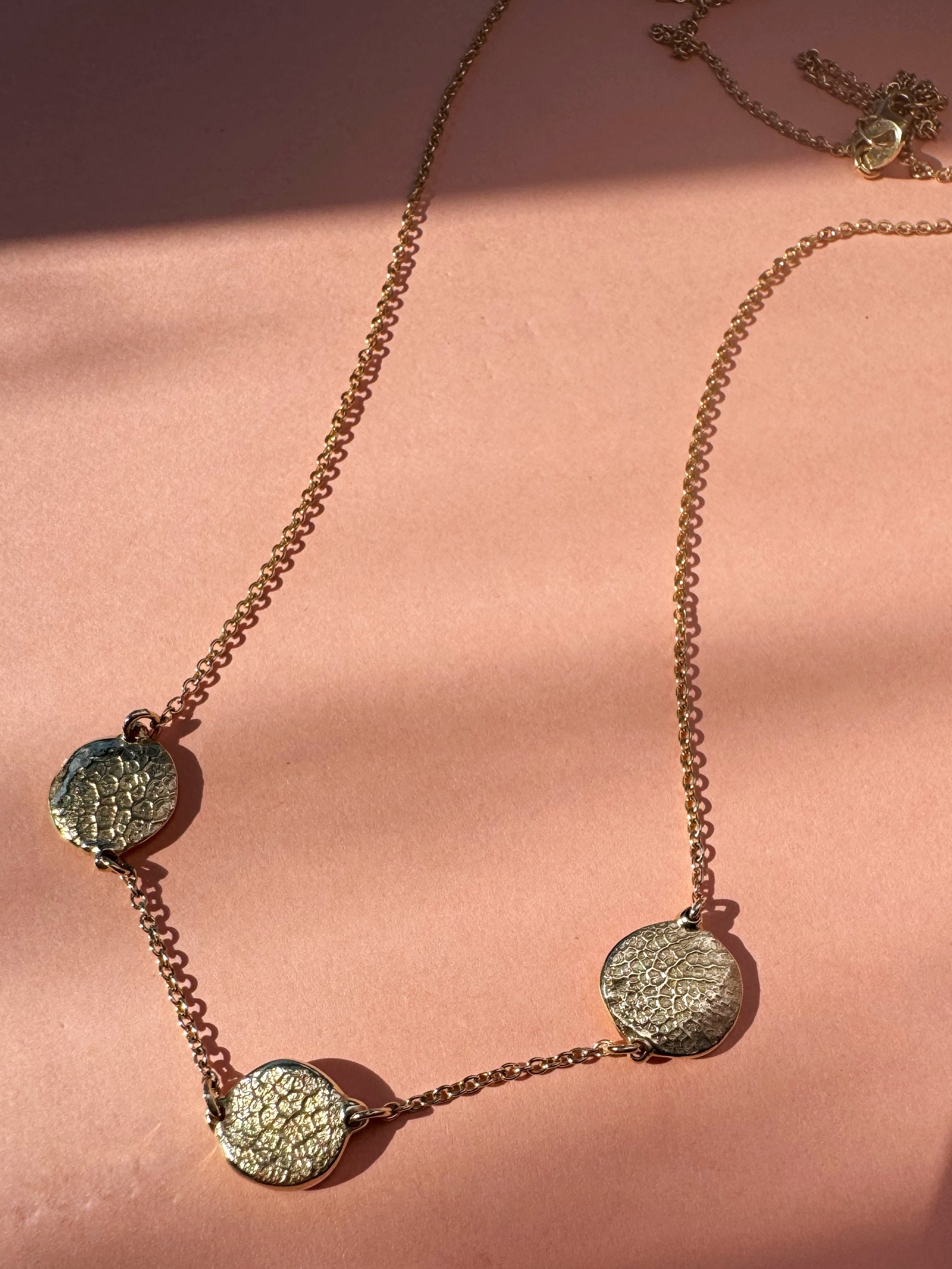 X-Mini Fingerprint Necklace - 9ct Gold