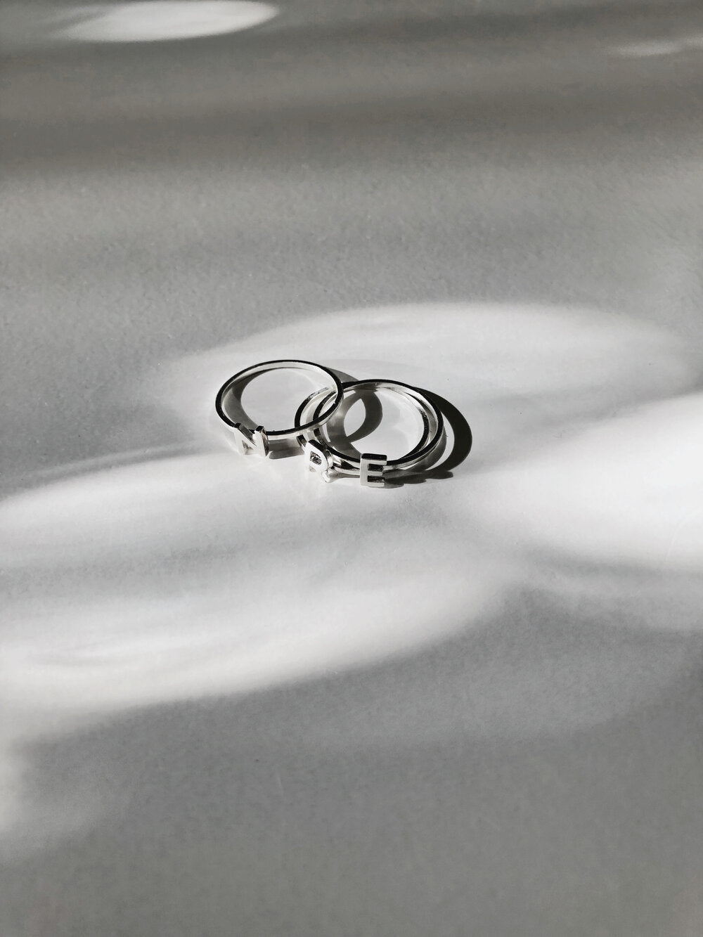 Alphabet Ring - Sterling Silver