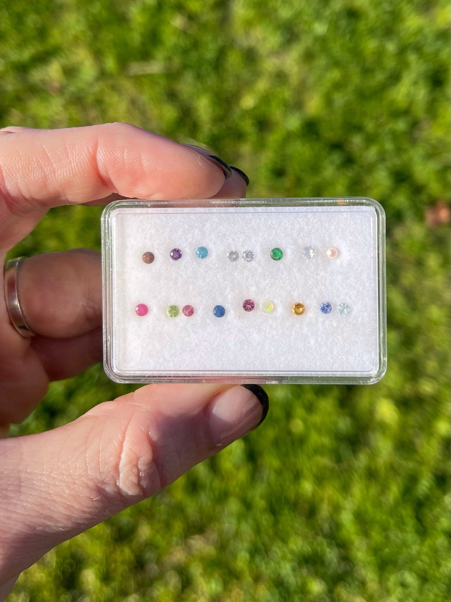 Add a Gemstone to your Fingerprint Pendant - Add On Only