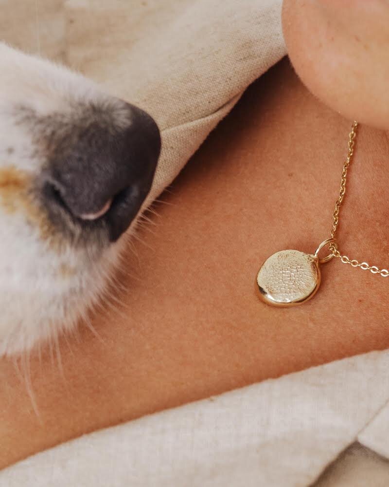 Fingerprint Pendant - 9ct Gold - Fingerprint Impression Kit + Necklace