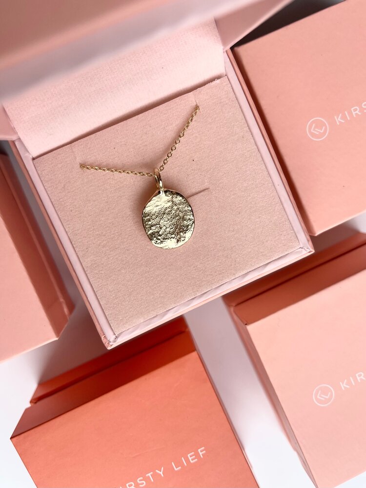 Fingerprint Pendant - 9ct Gold - Fingerprint Impression Kit + Necklace