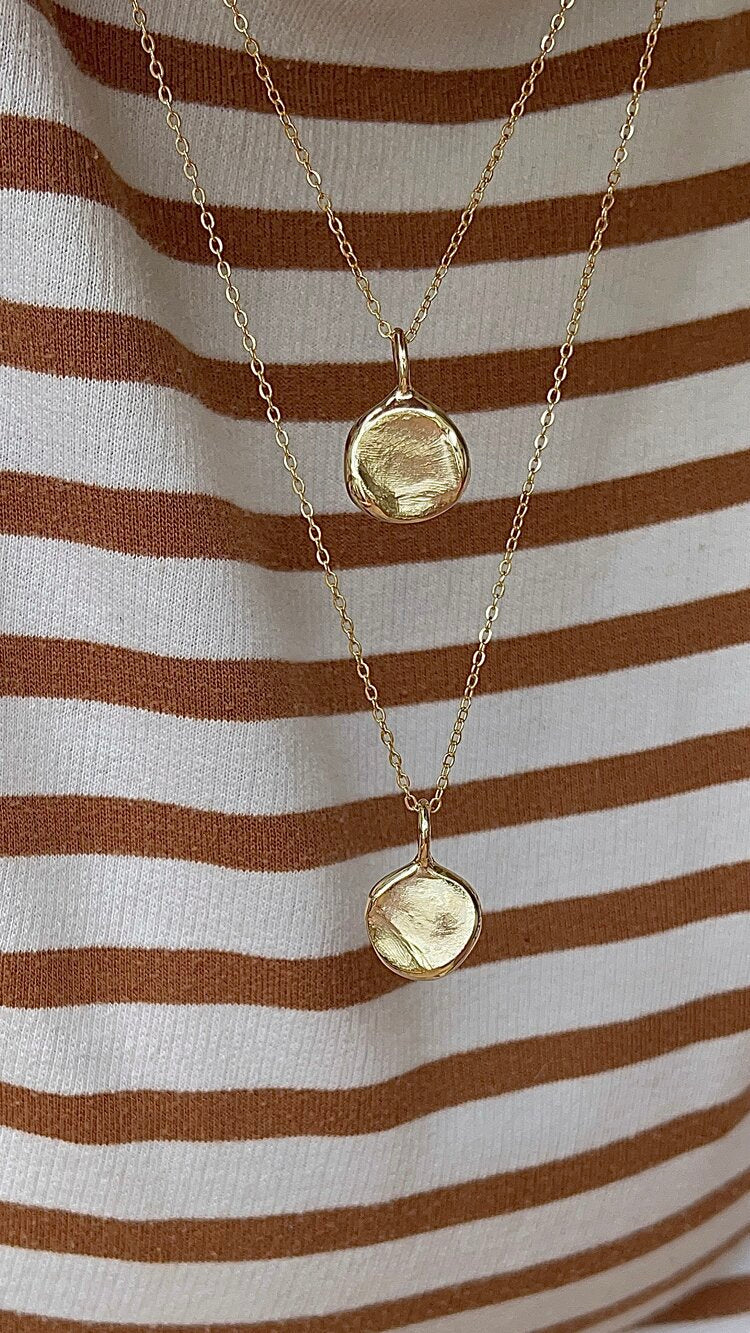 Fingerprint Pendant - 9ct Gold - Fingerprint Impression Kit + Necklace