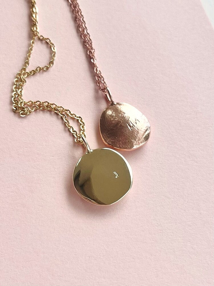 Fingerprint Pendant - 9ct Gold - Fingerprint Impression Kit + Necklace