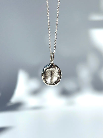 Fingerprint Pendant - Sterling Silver - Fingerprint Impression Kit + Necklace