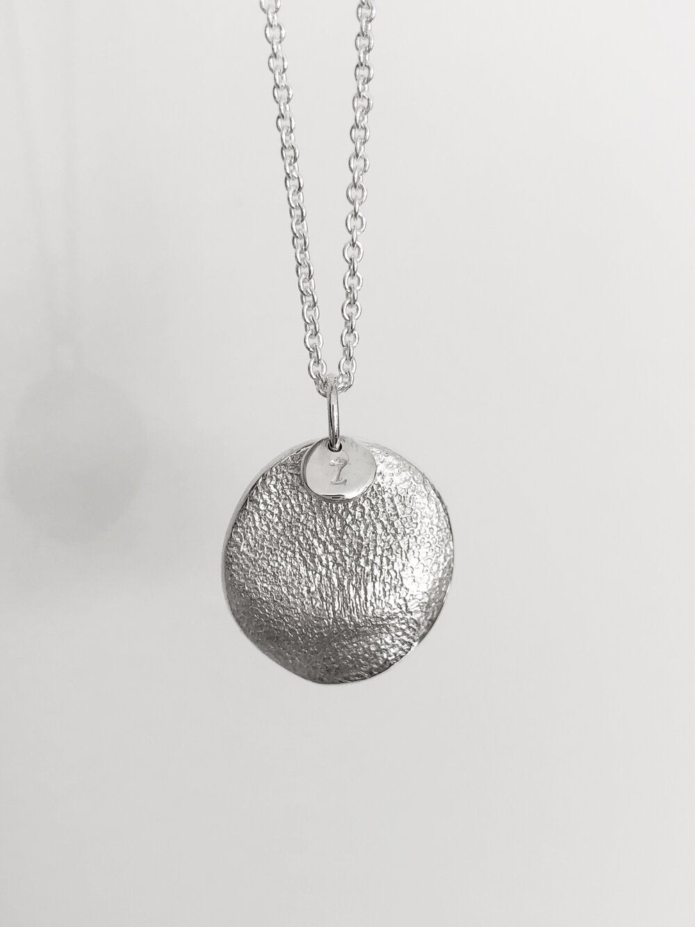 Pet Print Pendant - Sterling Silver or 9ct Gold - Fingerprint Impression Kit + Necklace