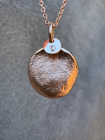 Fingerprint Pendant - 9ct Gold - Fingerprint Impression Kit + Necklace