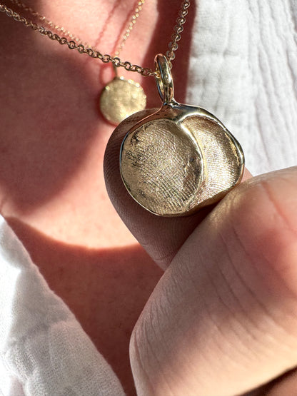 Fingerprint Pendant - 9ct Gold - Fingerprint Impression Kit + Necklace