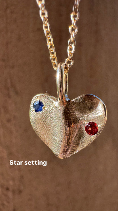 Add a Gemstone to your Fingerprint Pendant - Add On Only