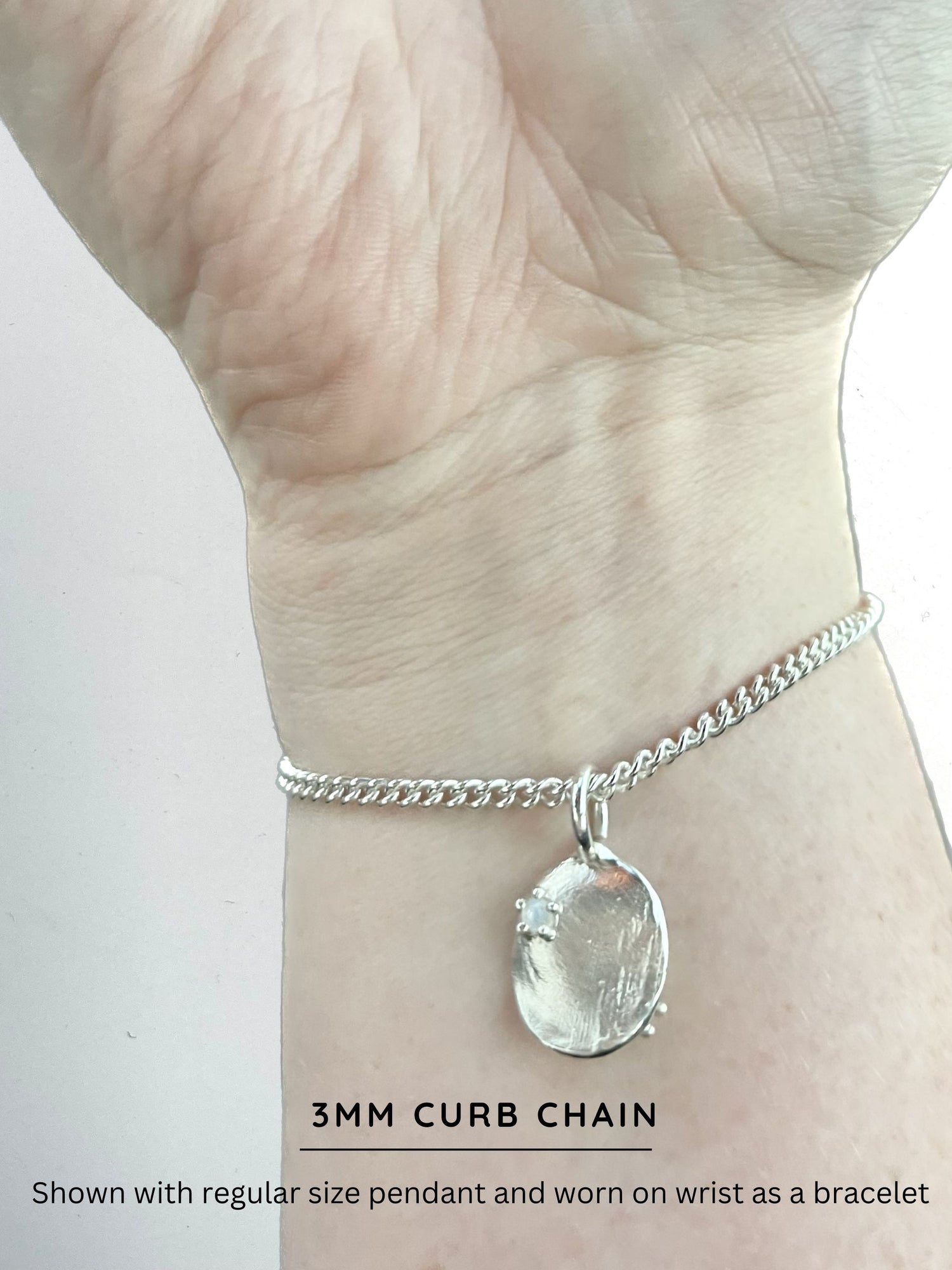 Mini Fingerprint Bracelet - Sterling Silver