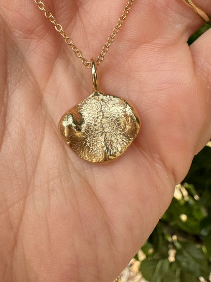 Pet Print Pendant - Sterling Silver or 9ct Gold - Fingerprint Impression Kit + Necklace