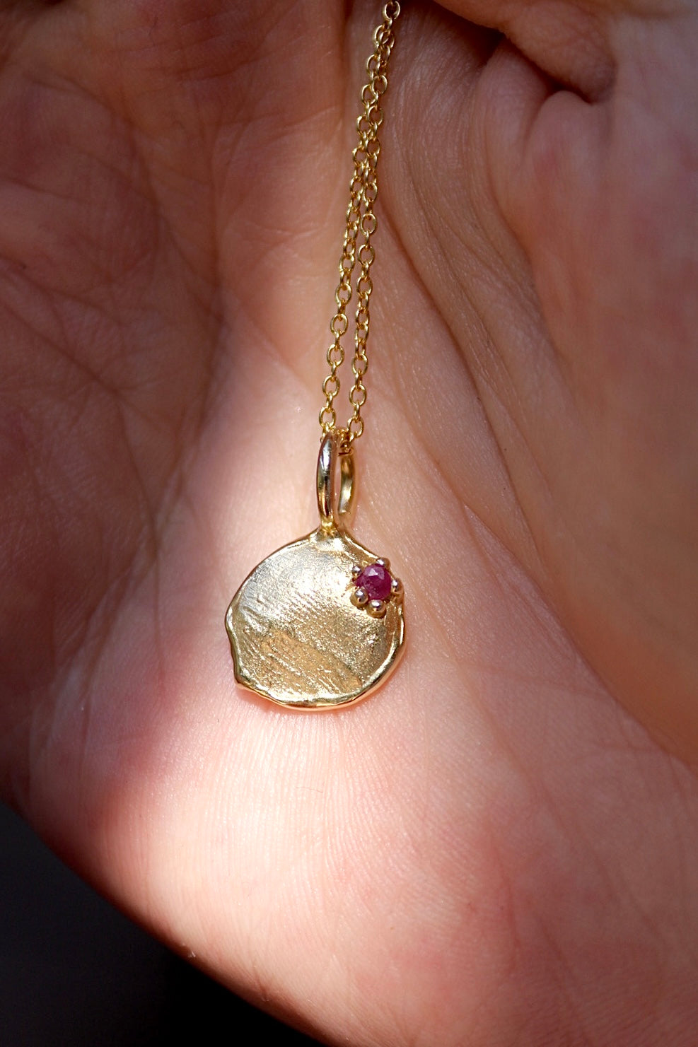 Add a Gemstone to your Fingerprint Pendant - Add On Only