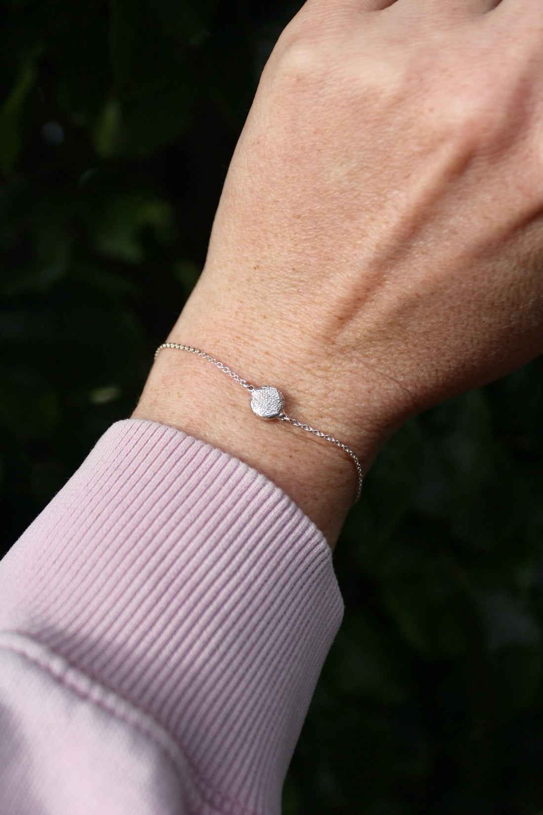 X-Mini Fingerprint Bracelet - Sterling Silver