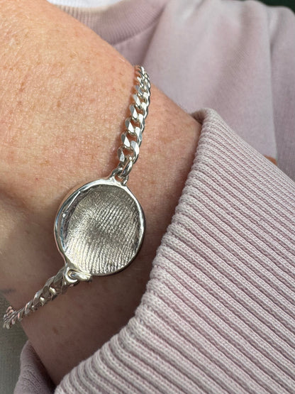 Fingerprint Bracelet - Sterling Silver