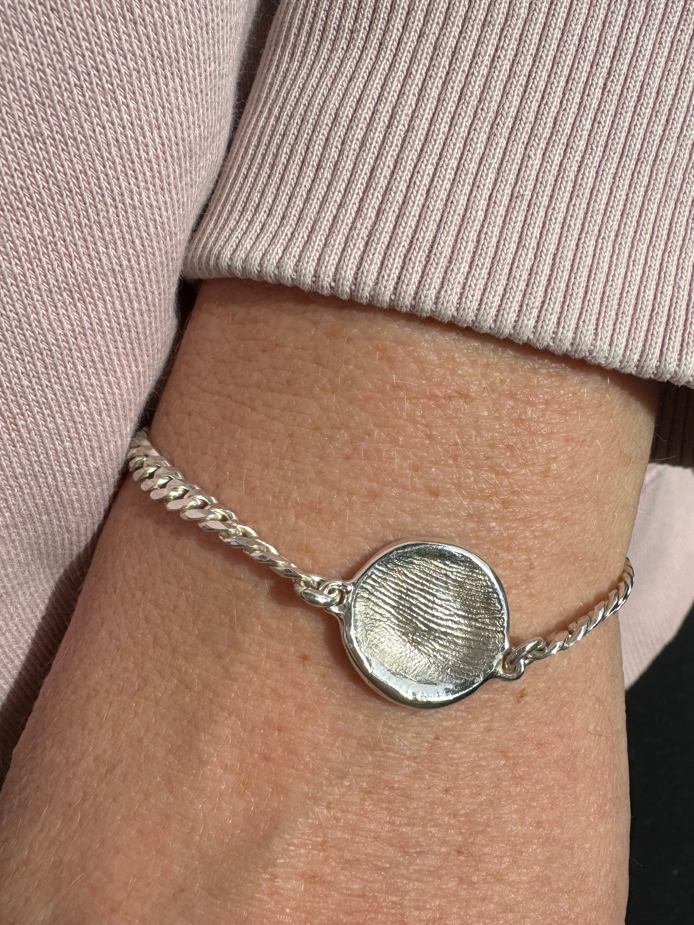 Fingerprint Bracelet - Sterling Silver