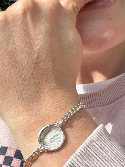 Fingerprint Bracelet - Sterling Silver