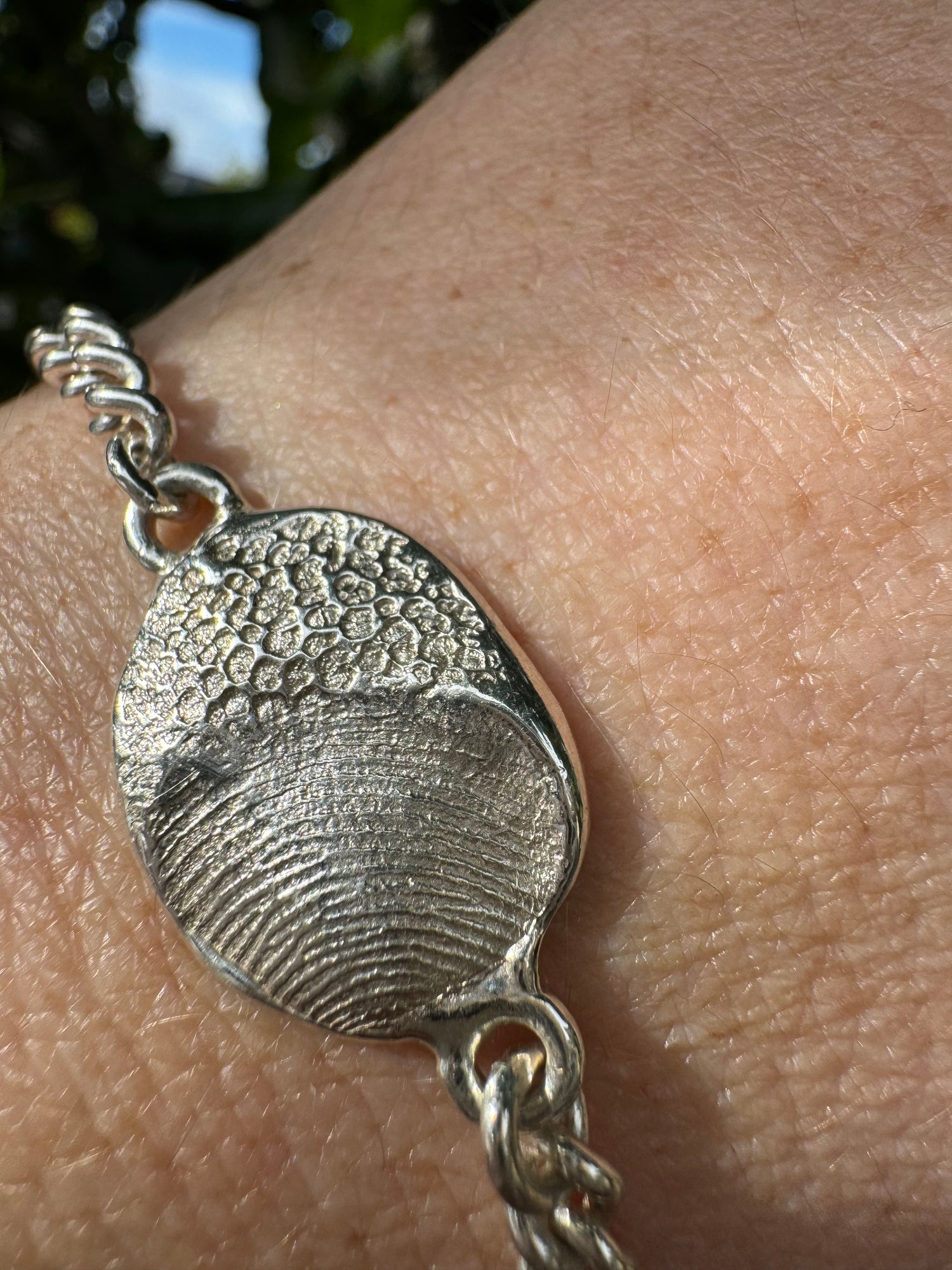 Fingerprint Bracelet - Sterling Silver