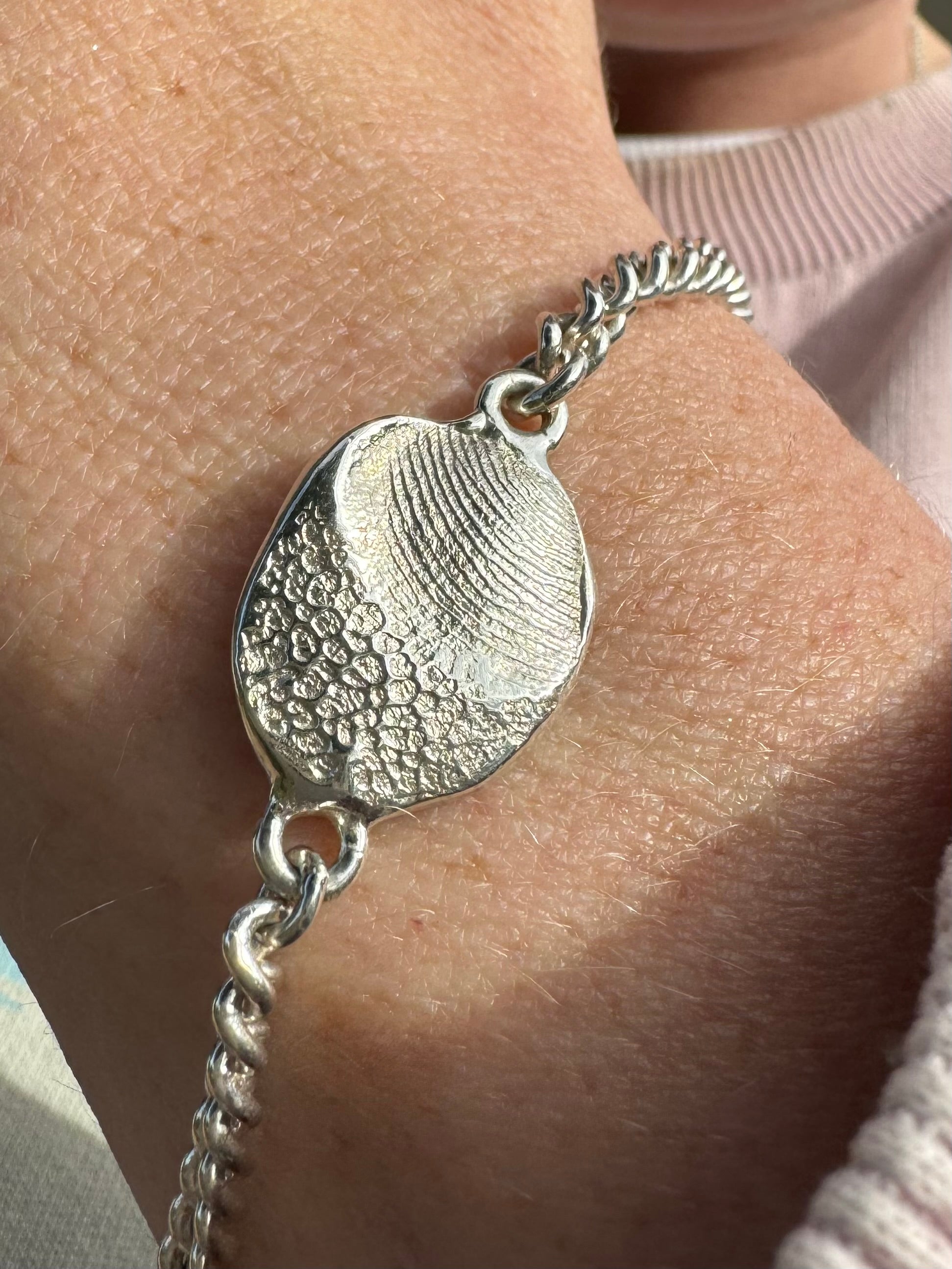 Fingerprint Bracelet - Sterling Silver