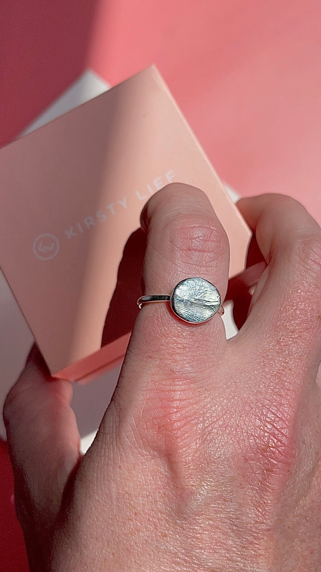 Infant Impression Ring - Silver - Print Impression Kit + Ring