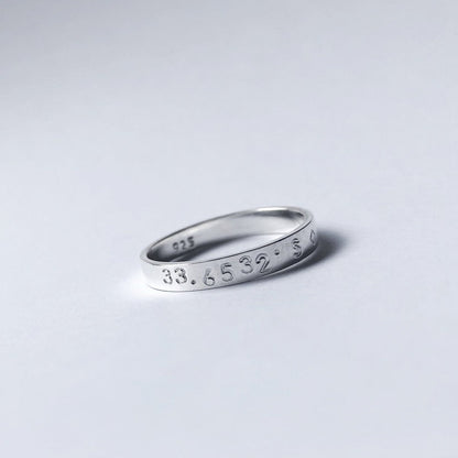 Custom Name Ring - Stackable Hand Stamped Name Ring